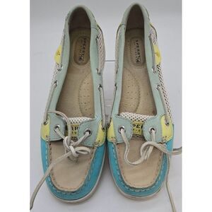 Sperry Womens Top-Sider Canvas & Mesh Boat Shoes Size 7